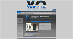 Desktop Screenshot of cours-de-basse.vox-office.fr